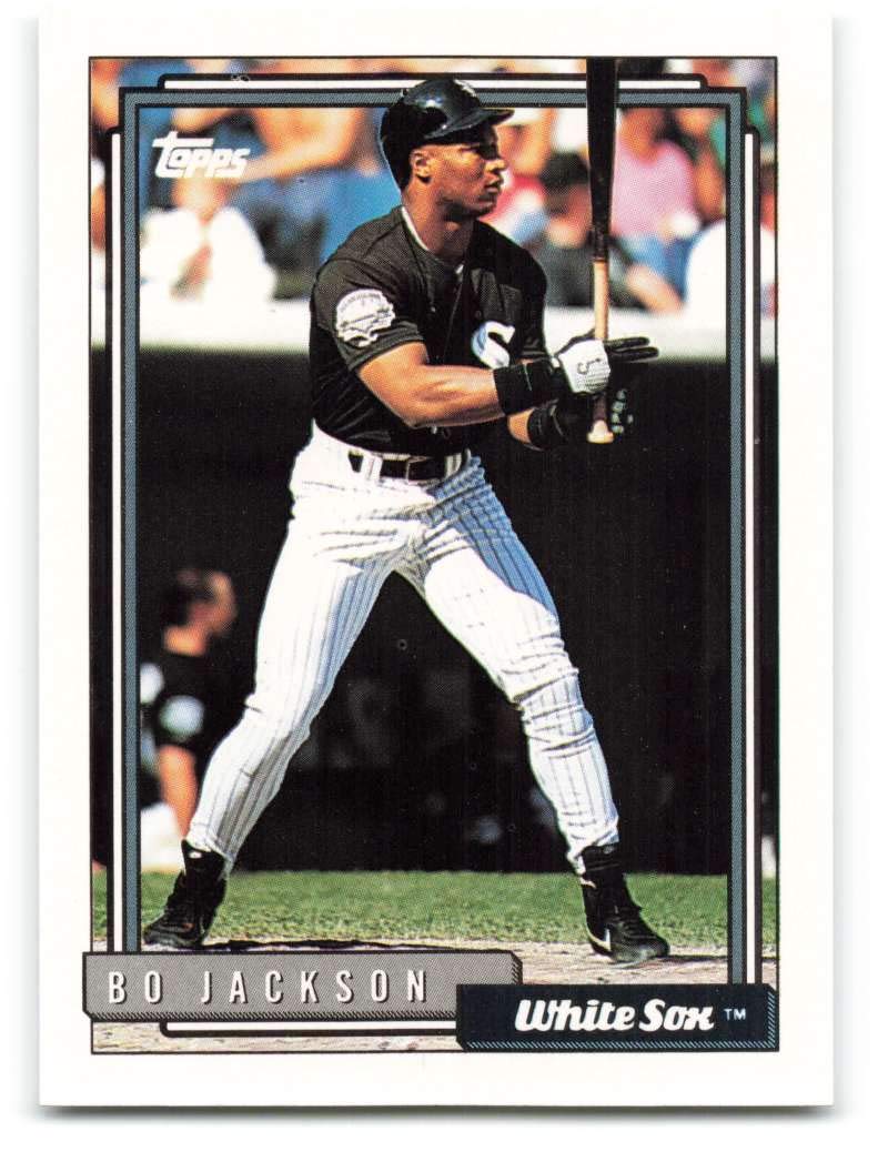 Amazon.com: 1992 Topps Baseball #290 Bo Jackson Chicago White Sox